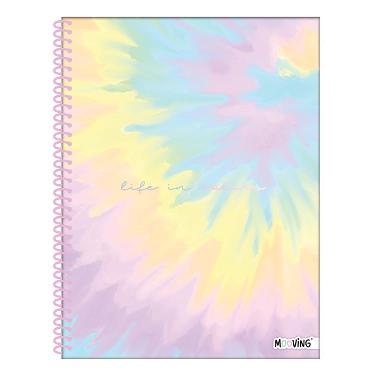 Cuaderno Con Espiral Mooving Pastel 80 Hojas Rayadas Art.1208210